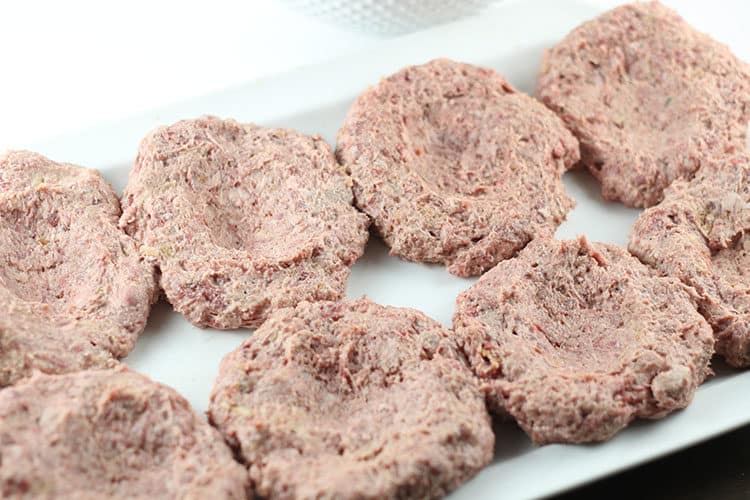 raw burgers ready for the grill 