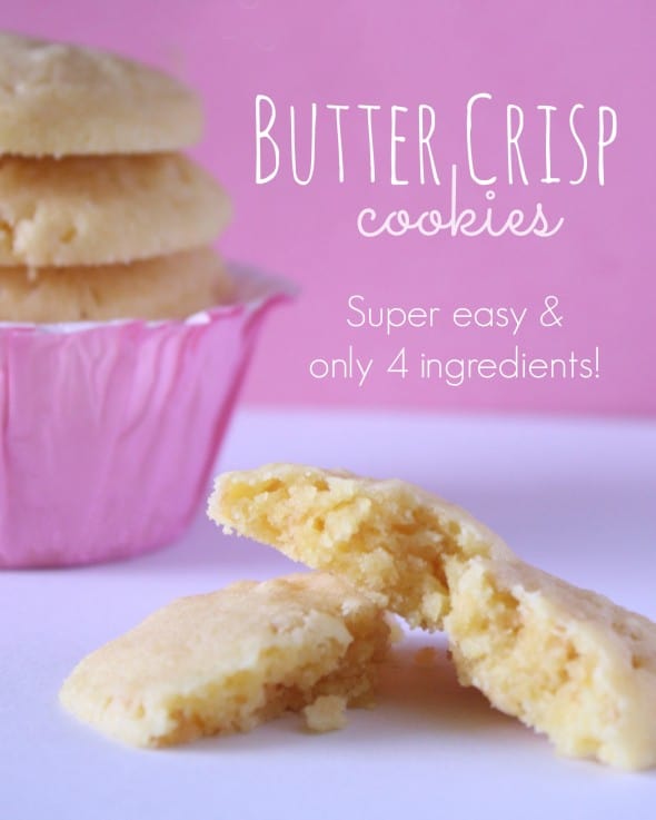 Butter Crisp Cookies Recipe