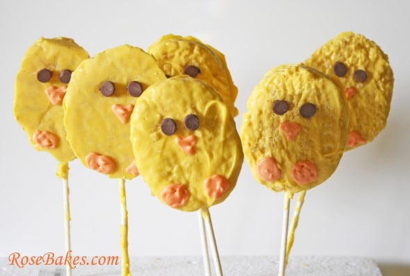 Easter Chick Rice Krispies Treats Group