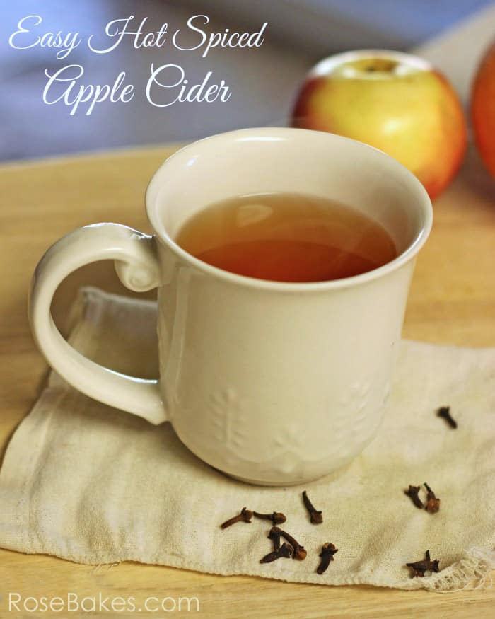 Easy Hot Spiced Apple Cider Recipe