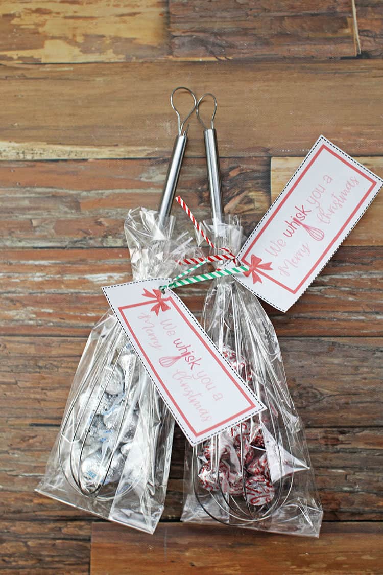 Whisks with Kisses inside - We Whisk You a Merry Christmas Gift Idea