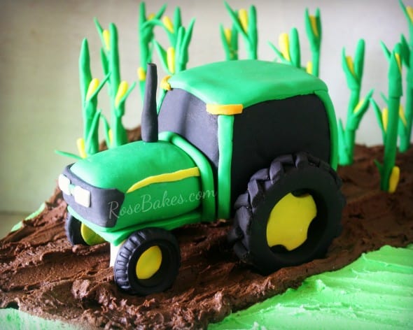 Fondant Tractor Cake