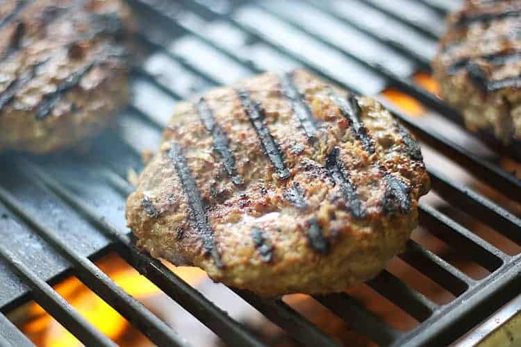 perfectly grilled burger
