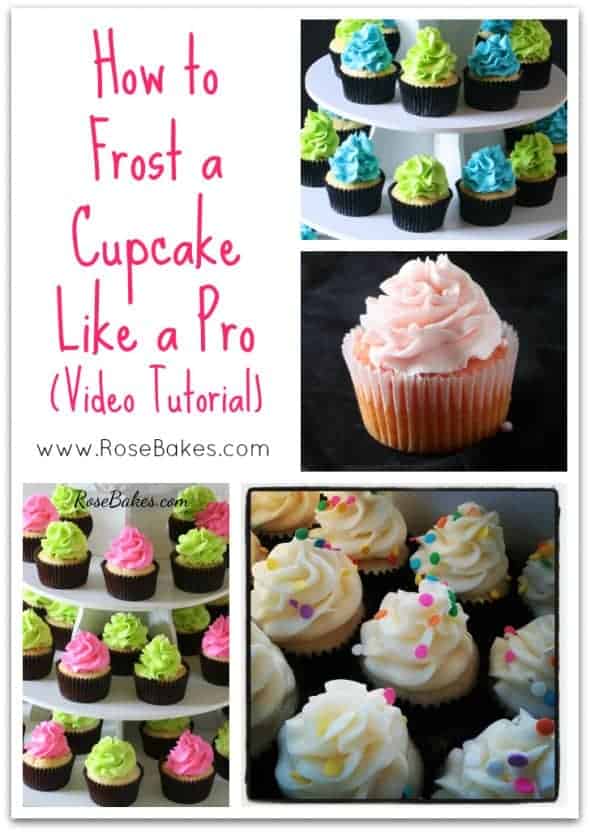 How to Frost a Cupcake Like  Pro Video Tutorial