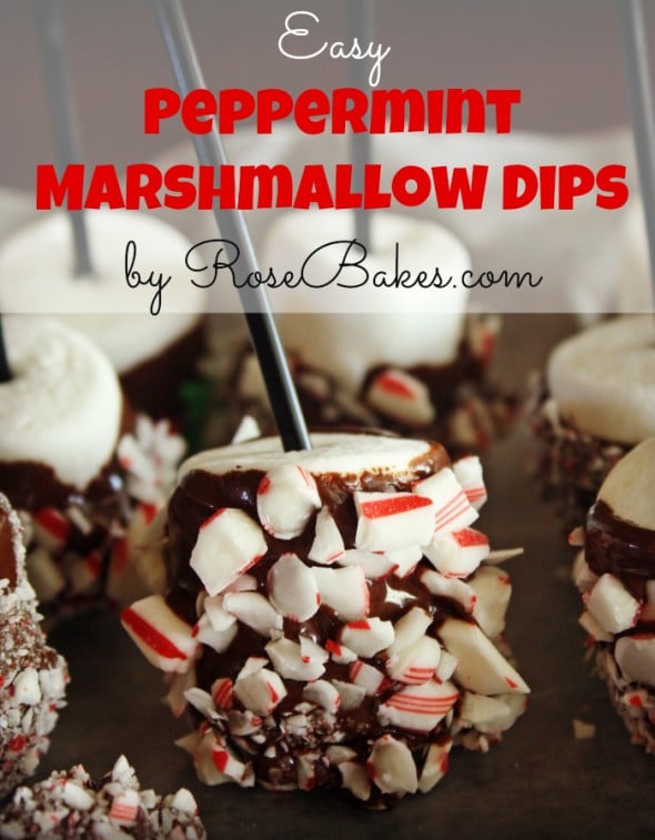 How to Make Easy Peppermint Marshmallow Dips for Hot Chocolate or a Sweet Gift