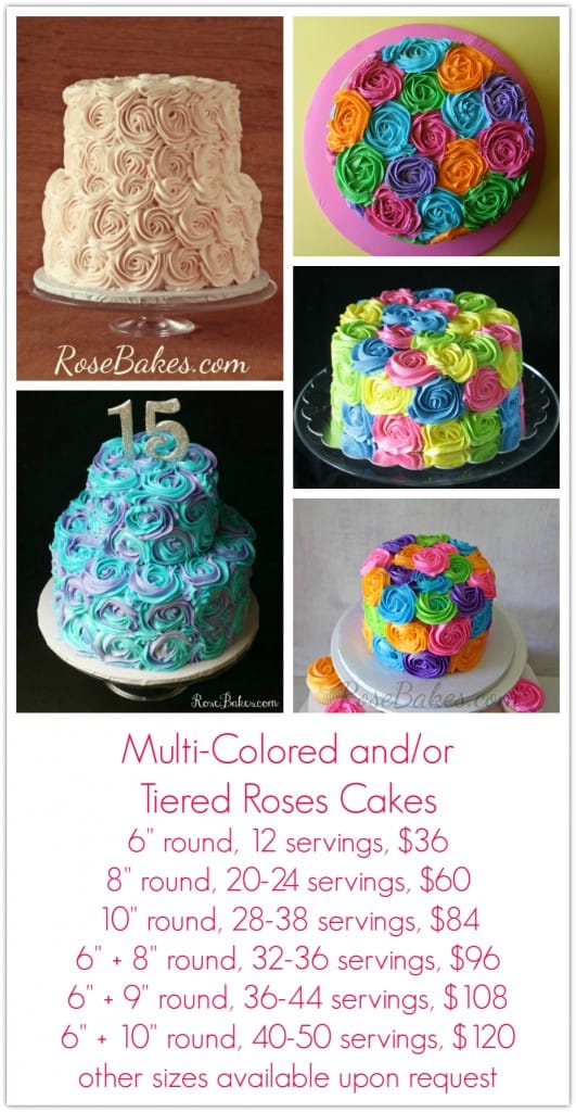 Click here to see all of my Boutique Cakes and Prices