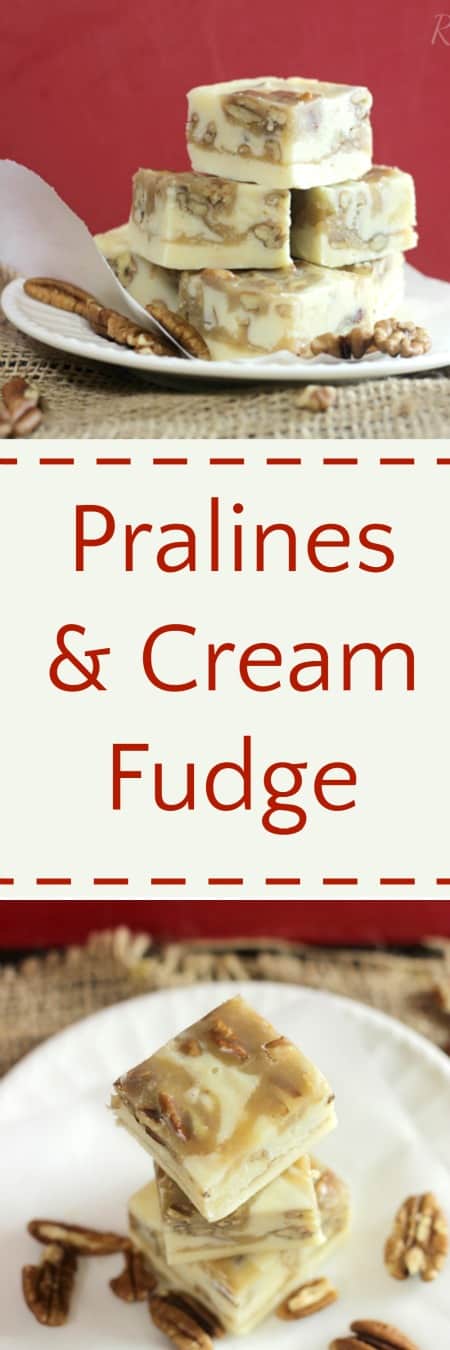 Pralines & Cream Fudge RoseBakes.com