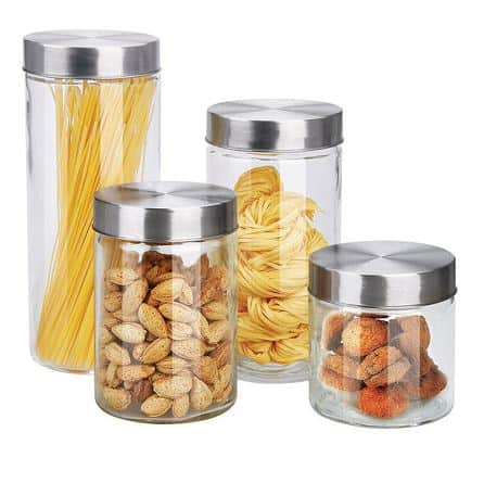 Round Glass Canisters