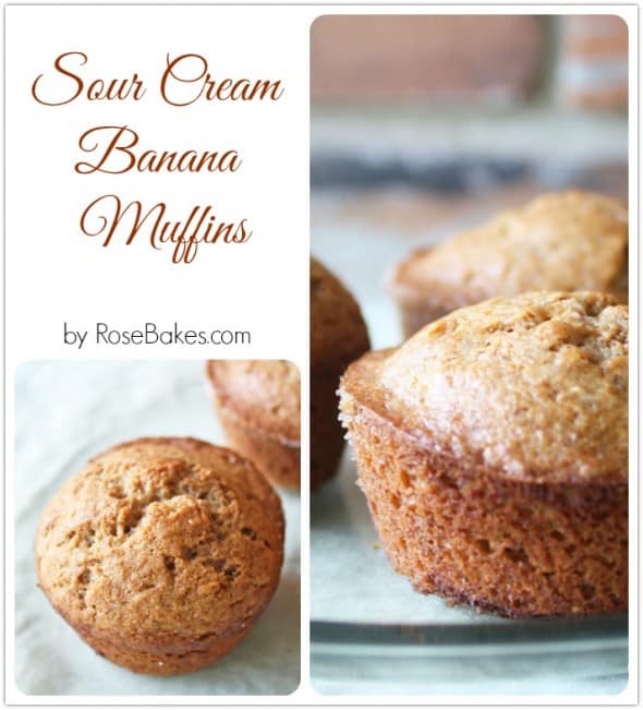 Sour Cream Banana Muffins Recipe