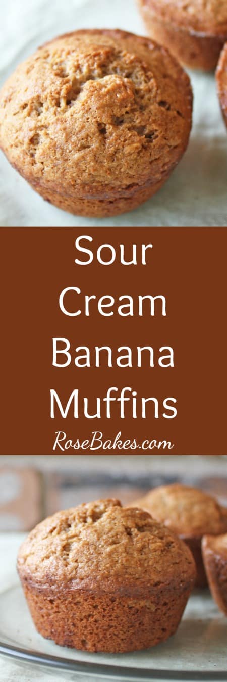 Sour Cream Banana Muffins