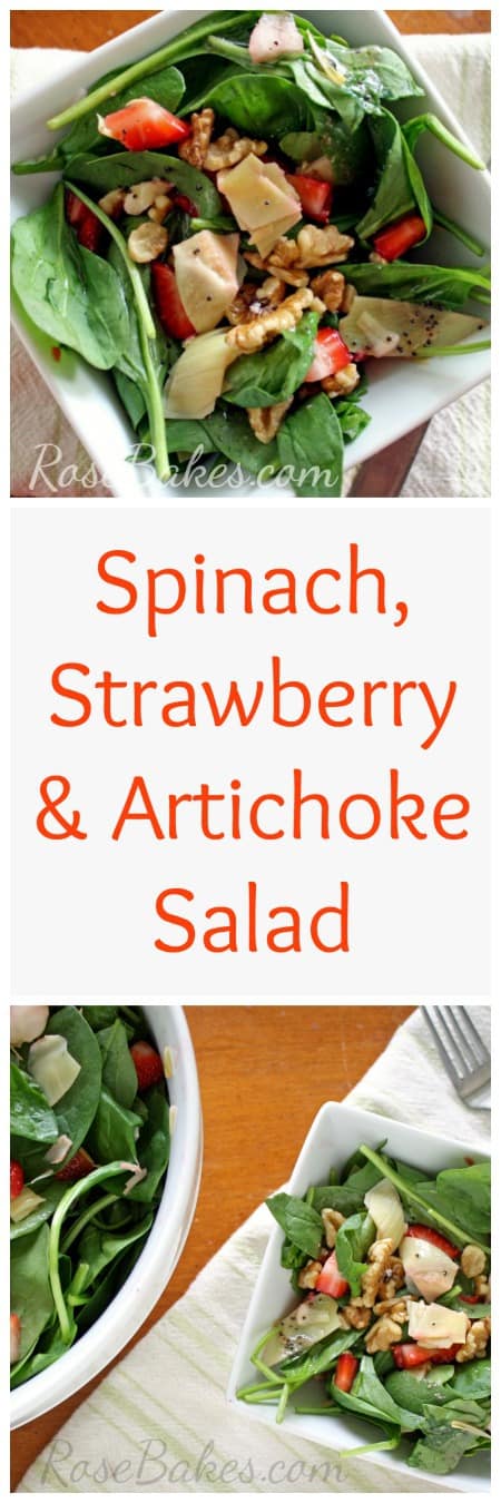 Spinach, Strawberry & Artichoke Salad
