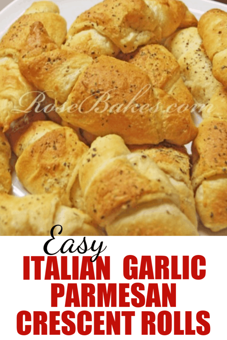 Easy Italian Garlic Parmesan Crescent Rolls